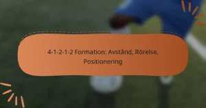 4-1-2-1-2 Formation: Avstånd, Rörelse, Positionering