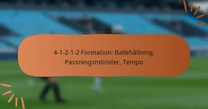 4-1-2-1-2 Formation: Ballehållning, Passningsmönster, Tempo