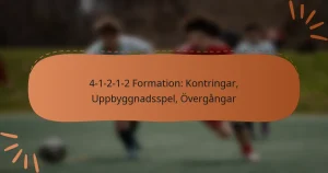 4-1-2-1-2 Formation: Kontringar, Uppbyggnadsspel, Övergångar