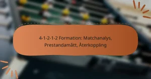 4-1-2-1-2 Formation: Matchanalys, Prestandamått, Återkoppling