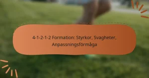 4-1-2-1-2 Formation: Styrkor, Svagheter, Anpassningsförmåga