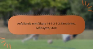Anfallande mittfältare i 4-1-2-1-2: Kreativitet, Målskytte, Stöd