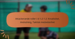Attackerande roller i 4-1-2-1-2: Kreativitet, Avslutning, Taktisk medvetenhet