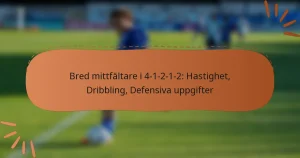 Bred mittfältare i 4-1-2-1-2: Hastighet, Dribbling, Defensiva uppgifter