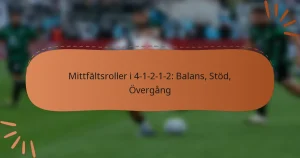 Mittfältsroller i 4-1-2-1-2: Balans, Stöd, Övergång