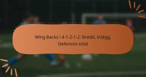 Wing Backs i 4-1-2-1-2: Bredd, Inlägg, Defensivt stöd